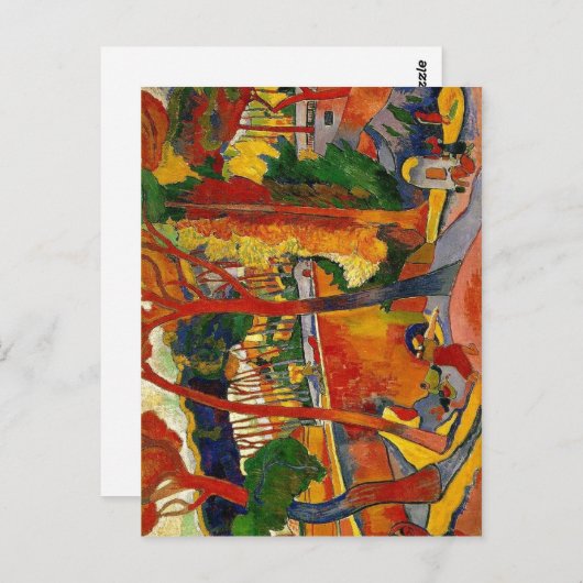 Zusammenfassung Beschreibung der Wende Road, L?Est Postkarte (Vorne/Hinten)