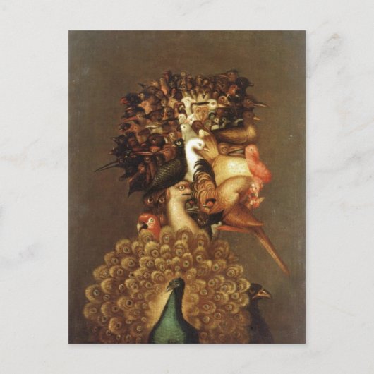 Zusammenfassung Beschreibung Giuseppe Arcimboldo T Postkarte (Vorderseite)