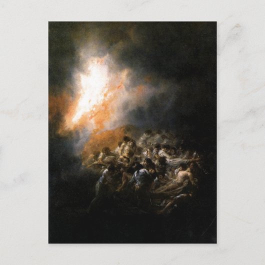 Zusammenfassung Beschreibung Incendio, fuego de no Postkarte (Vorderseite)