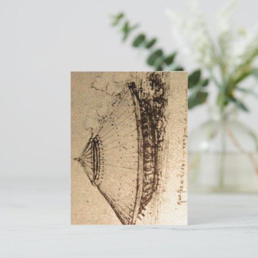 Zusammenfassung Beschreibung Leonardo da Vinci, De Postkarte (Stehend Vorderseite)