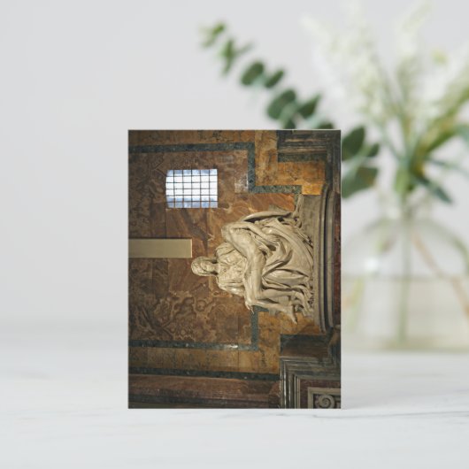 Zusammenfassung Beschreibung Michelangelo's Piet? Postkarte (Stehend Vorderseite)