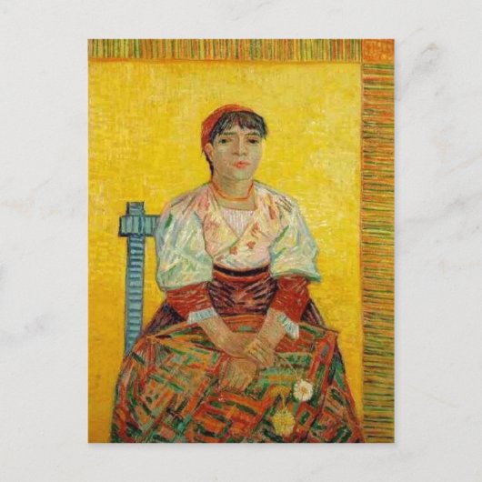 Zusammenfassung Beschreibung Portrait der italieni Postkarte (Vorderseite)