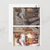 Zusammenfassung Beschreibung Sixtinische Kapelle, Postkarte (Vorne/Hinten)