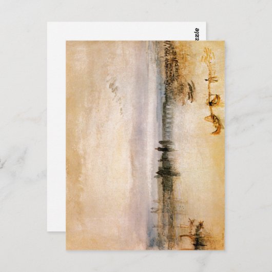 Zusammenfassung Beschreibung William Turner, Sketc Postkarte (Vorne/Hinten)
