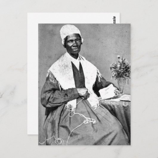 Zusammenfassung Carte de visite of Sojourner Wahrh Postkarte (Vorne/Hinten)