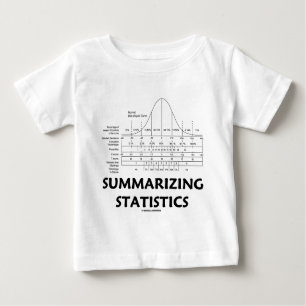 Zusammenfassung der Statistiken Baby T-shirt