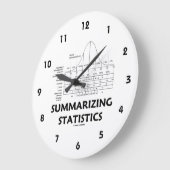 Zusammenfassung der Statistiken Normalverteilung Große Wanduhr (Winkel)