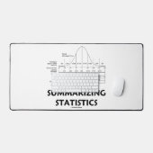 Zusammenfassung der Statistiken Normalverteilung Schreibtischunterlage (Tastatur & Maus)