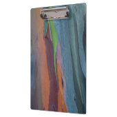 Zusammenfassung des Rainbow Gum Baumes Klemmbrett (Links)