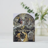 Zusammenfassung El Greco - Das Grab des Grafen von Postkarte (Stehend Vorderseite)