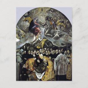 Zusammenfassung El Greco - Das Grab des Grafen von Postkarte