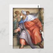 Zusammenfassung en:Ezekiel auf einer Sixtinischen  Postkarte (Vorne/Hinten)