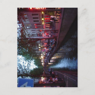 Zusammenfassung Espa?ol: Calle del barrio Rojo de  Postkarte