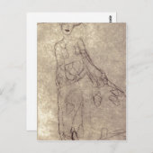Zusammenfassung Klimt, Gustav Studie f?r das Gem?l Postkarte (Vorne/Hinten)