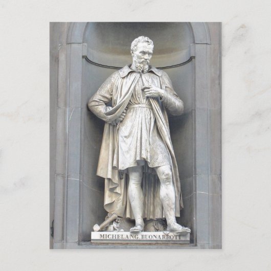 Zusammenfassung Michelangelo (vollständiger Name M Postkarte (Vorderseite)