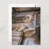Zusammenfassung von Michelangelo's Sagrestia Nuova Postkarte (Vorne/Hinten)