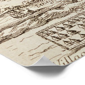 Zusammenfluss des Nigers Poster (Ecke)