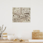 Zusammenfluss des Nigers Poster (Küche)