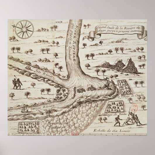 Zusammenfluss des Nigers Poster (Vorne)