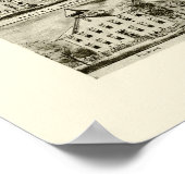 Zusammenfluss, PA Panorama Karte - 1905 Poster (Ecke)