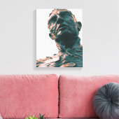 Zusammenfluss von David Zahn Leinwanddruck (Insitu (Wohnzimmer))