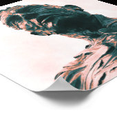 Zusammenfluss von David Zahn Poster (Ecke)