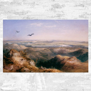 Zusammenfluss von Yellowstone und Missouri von Bod Poster