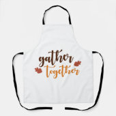 Zusammenführen von Erntedank-Herbstfarben Schürze (Vorderseite)