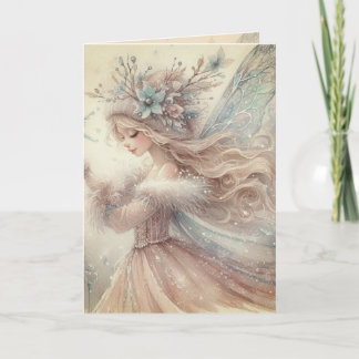 Zusammengefaltete Grußkarte Karte