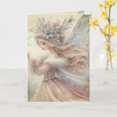 Zusammengefaltete Grußkarte Karte (Gelbe Blume)