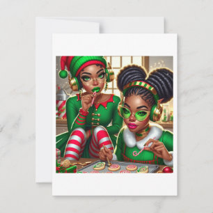 Zusammengefaltete Grußkarte Karte