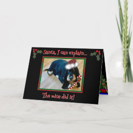 Zusammengefaltete Grußkarte Karte