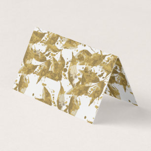 Zusammengefaltete Visitenkarte Visitenkarten