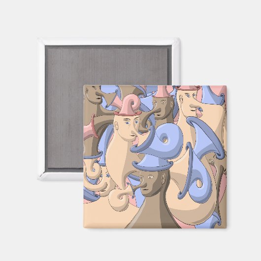 Zusammengehörigkeit Magnet (Vorderseite/Rückseite)