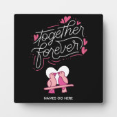 Zusammengenommen Forever Tabletop Plaque mit Easel Fotoplatte (Vorderseite)