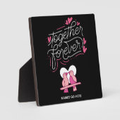 Zusammengenommen Forever Tabletop Plaque mit Easel Fotoplatte (Vorderseite)