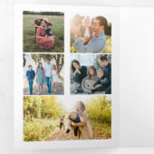 Zusammengenommen mehrjähriges Foto Dreifach Gefaltete Urlaubskarte (Innen Erste Seite)