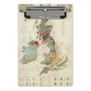 Zusammengesetzte geologische, paläontologische mini klemmbrett