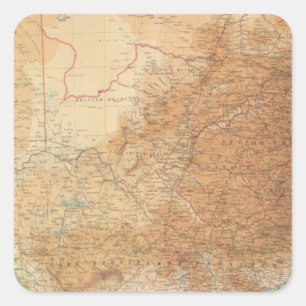 Zusammengesetzte Kap-Provinz, Transvaal Quadratischer Aufkleber