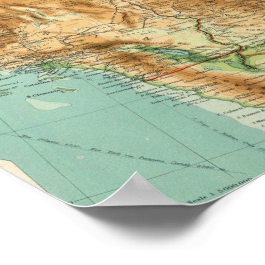 Zusammengesetzte Staaten Poster (Ecke)