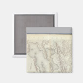 Zusammengesetzte topografische Karten IV Magnet (Vorderseite/Rückseite)