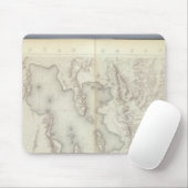 Zusammengesetzte topographische Karten IV Mousepad (Mit Mouse)