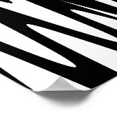 Zusammengesetzter Sinuswellen-Checker 3 Poster (Ecke)
