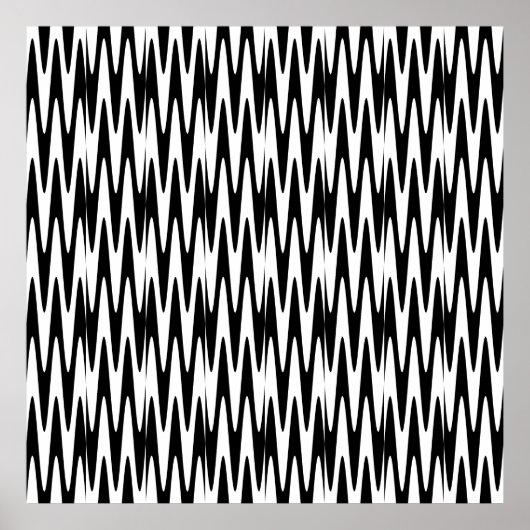 Zusammengesetzter Sinuswellen-Checker 3 Poster (Vorne)