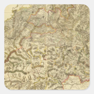 Zusammengesetztes Aberdeen, Banff Quadratischer Aufkleber