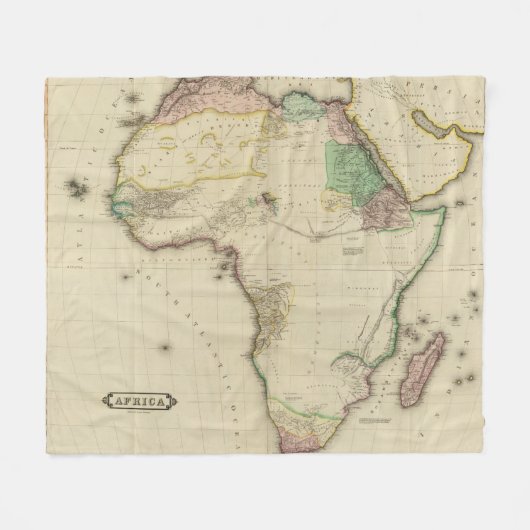 Zusammengesetztes Afrika Fleecedecke (Vorderseite (Horizontal))