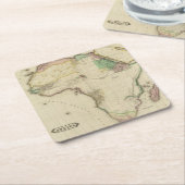 Zusammengesetztes Afrika Rechteckiger Pappuntersetzer (angewinkelt)