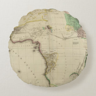 Zusammengesetztes Afrika Rundes Kissen