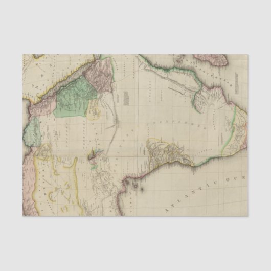 Zusammengesetztes Afrika Seidenpapier (Vorderseite)