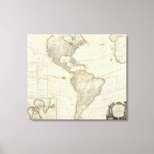 Zusammengesetztes Amerika Leinwanddruck